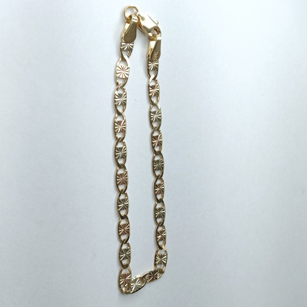 PULSERA TEJIDO MARINERO 3.91GR 18 CM (NUEVO)