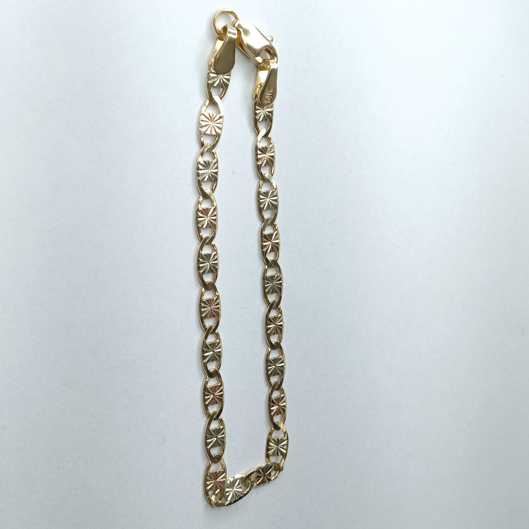 PULSERA TEJIDO MARINERO 3.91GR 18 CM (NUEVO)