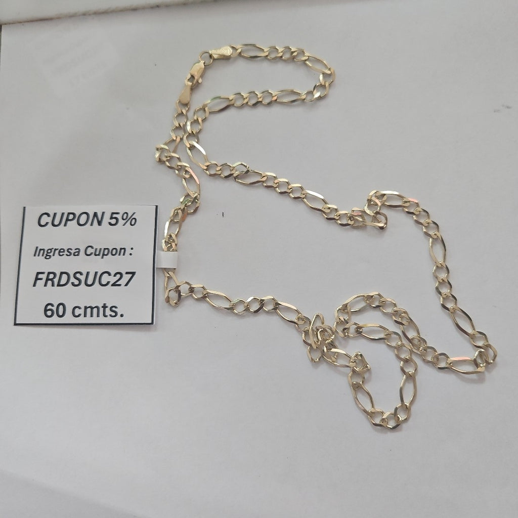 CADENA 3 X 1 13.81GR 60 CM (NUEVO)