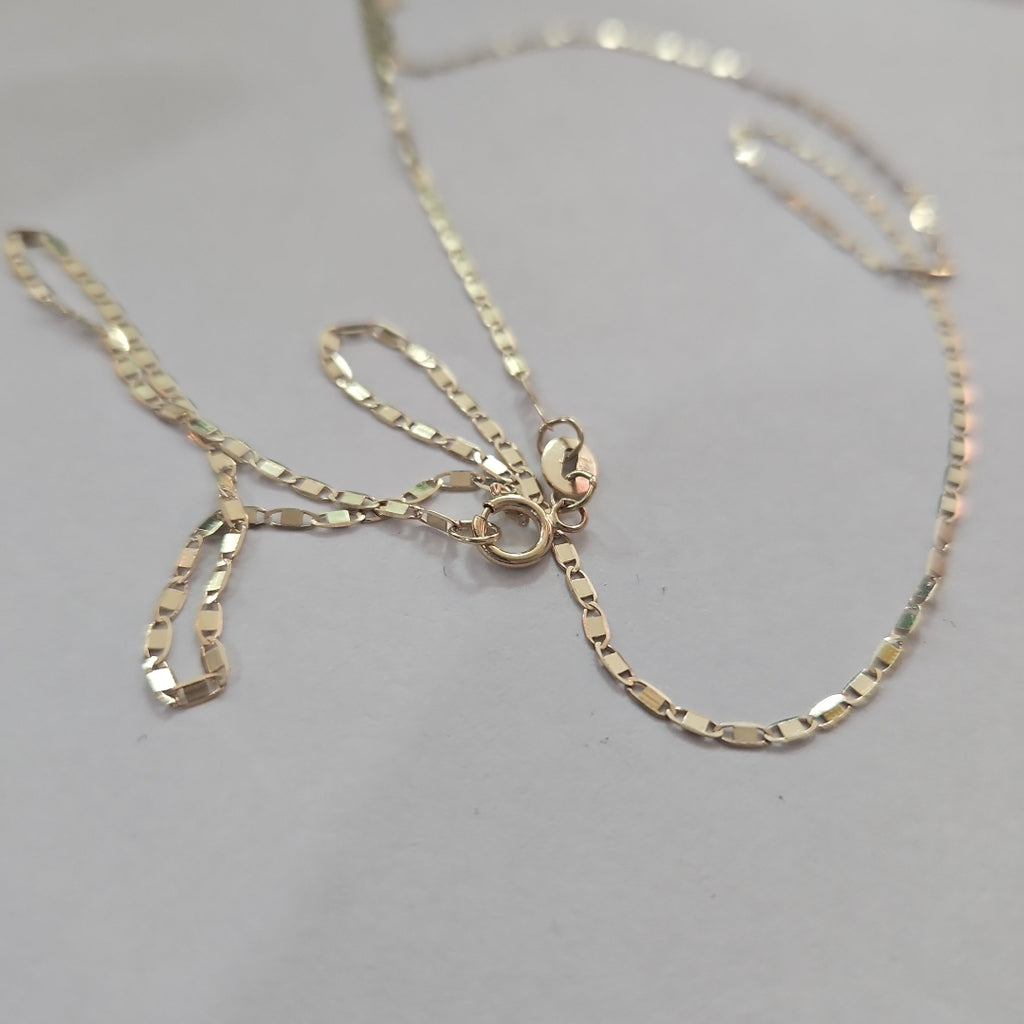 CADENA TEJIDO MARINERO 1.91GR 55 CM (NUEVO)