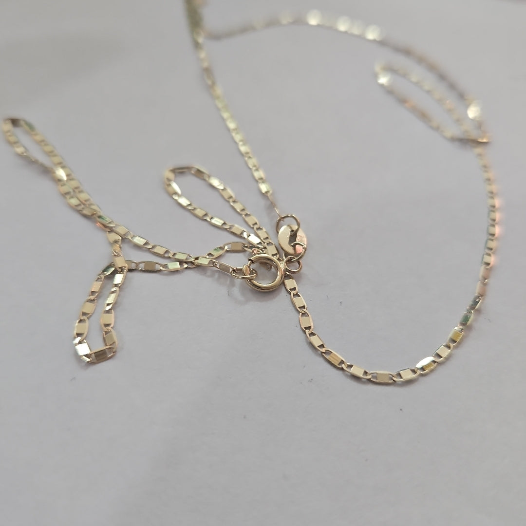 CADENA TEJIDO MARINERO 1.91GR 55 CM (NUEVO)