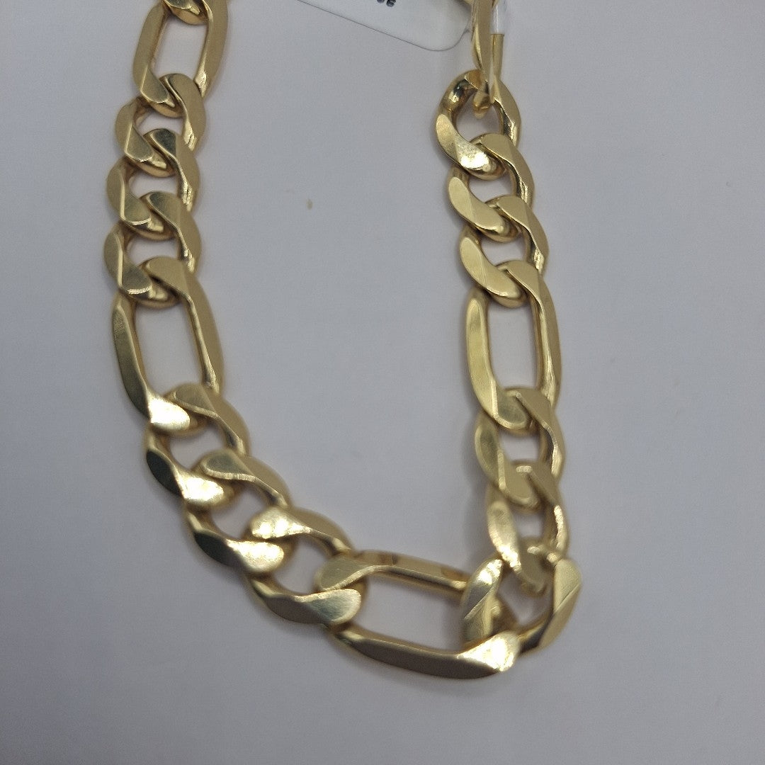 PULSERAS CABALLERO CARTIER 3 1 AMARILLA ORO 14K 24.9 (NUEVO)