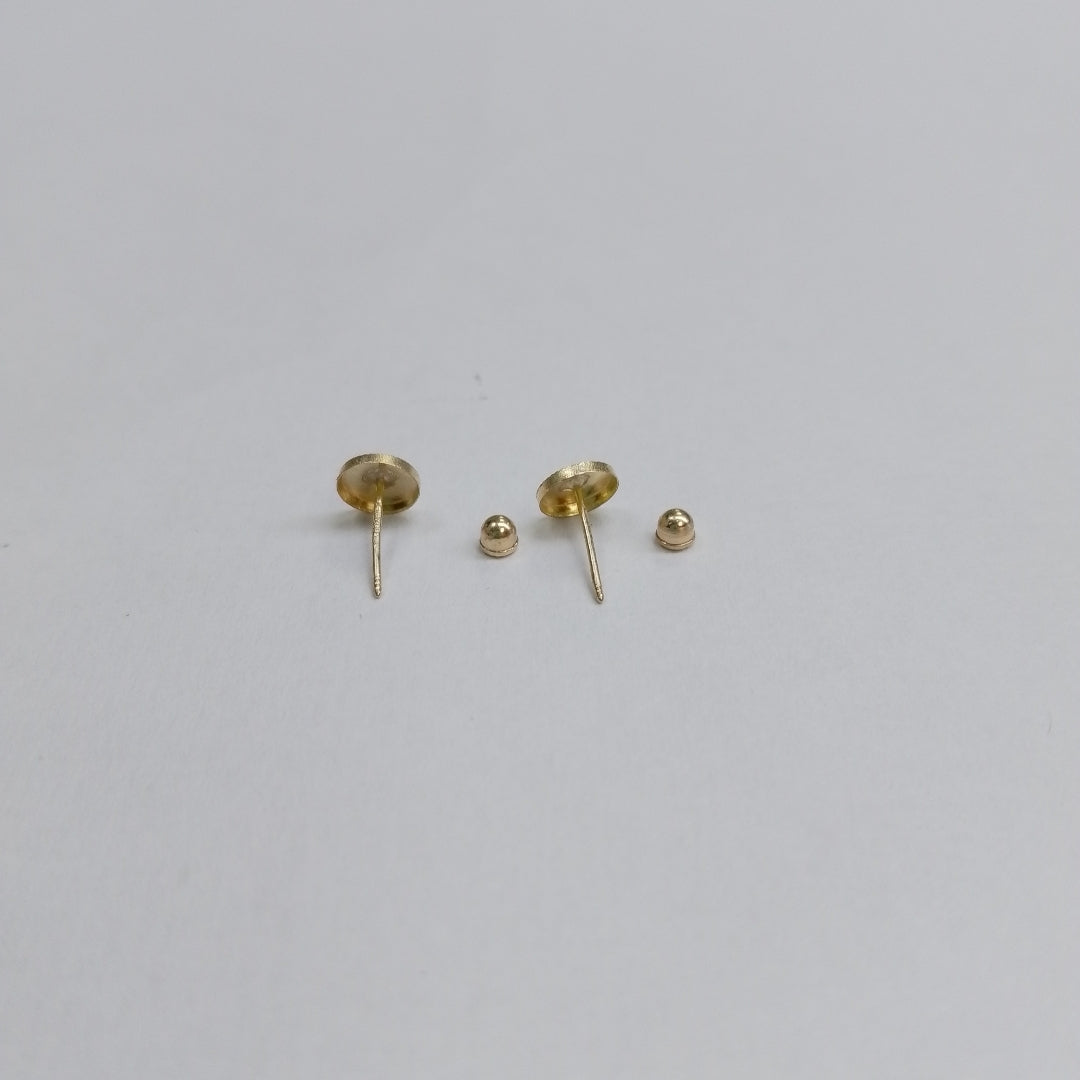 BROQUELES ORO 10K 1 (NUEVO)