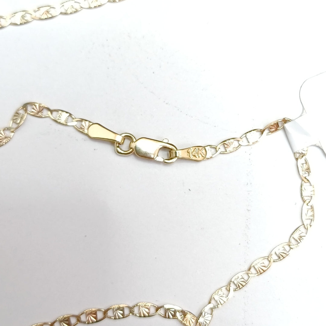 CADENA TEJIDO MARINERO 3.61GR 55 CM (NUEVO)