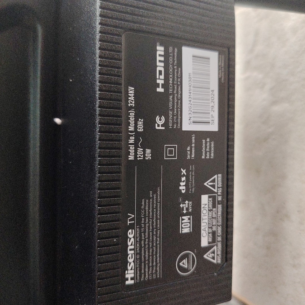 PANTALLA HISENSE 32A4KV (2024) 32" LED HD (SEMINUEVO)