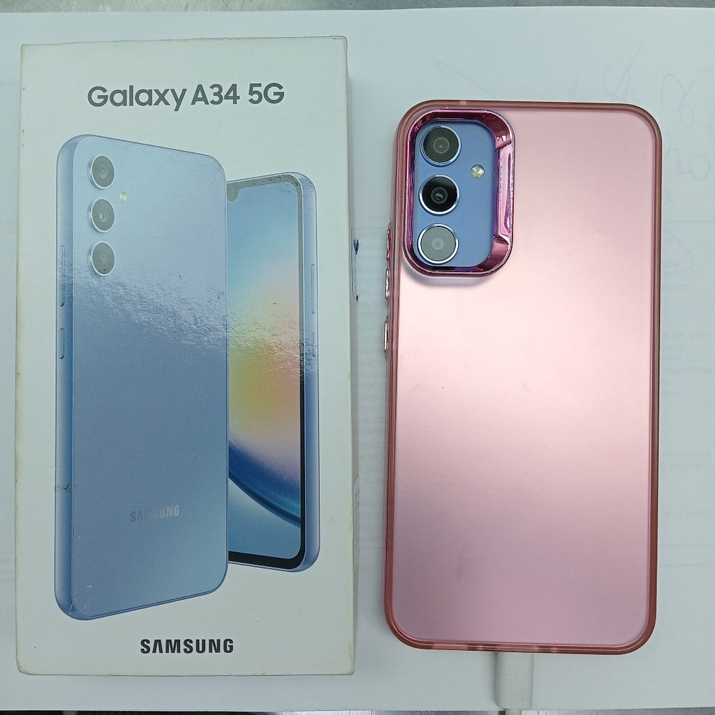 CELULAR SAMSUNG GALAXY A34 5G SM-A346M 128 GB 6 GB RAM (SEMINUEVO)