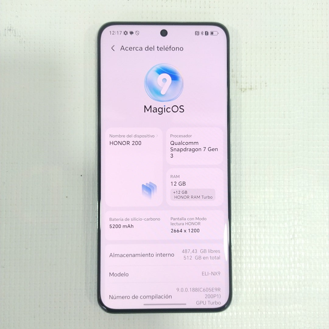 CELULAR HONOR 200 PRO 5G ELI-NX9 512 GB 12 GB RAM (SEMINUEVO)