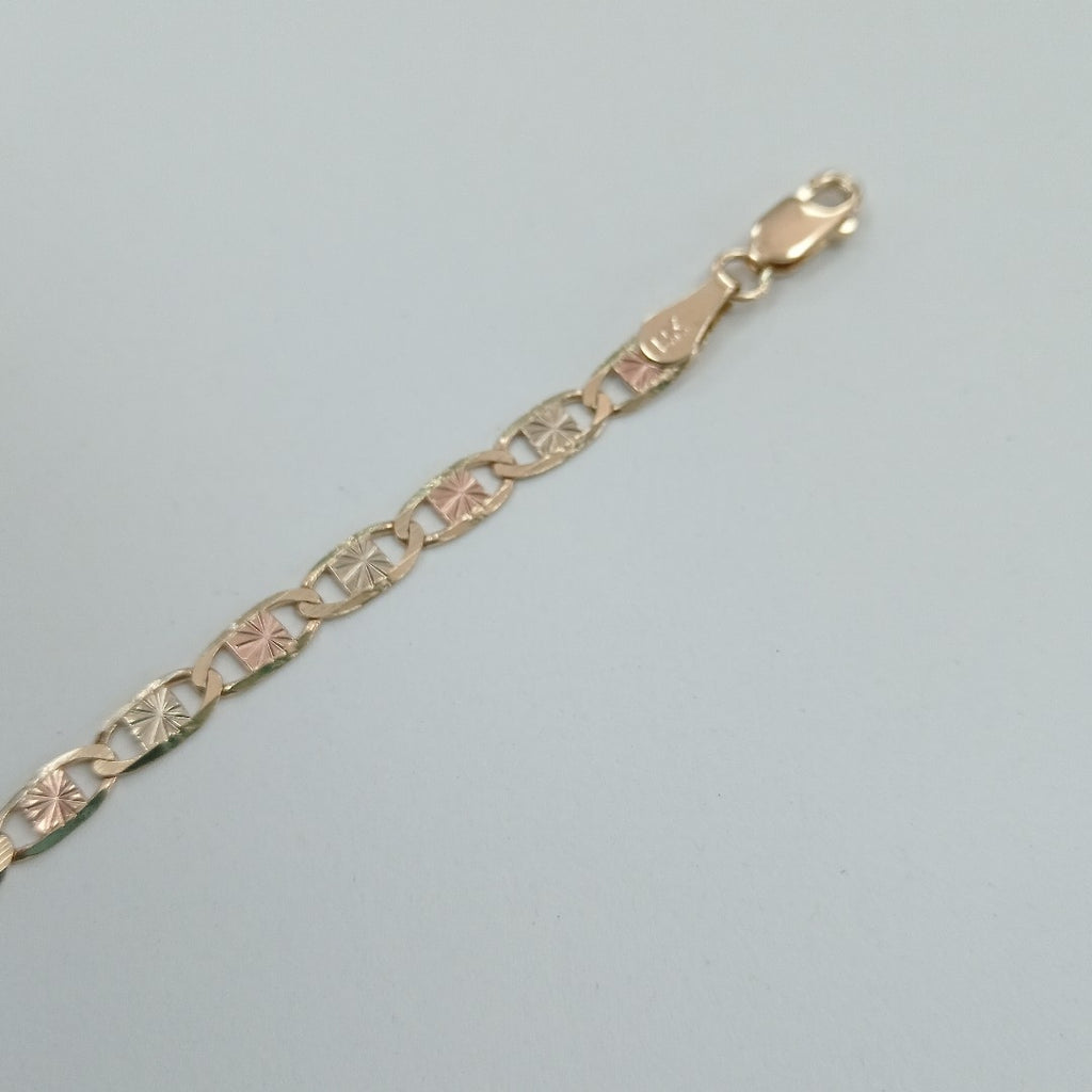 PULSERA TEJIDO MARINERO 3.9GR 18 CM (NUEVO)