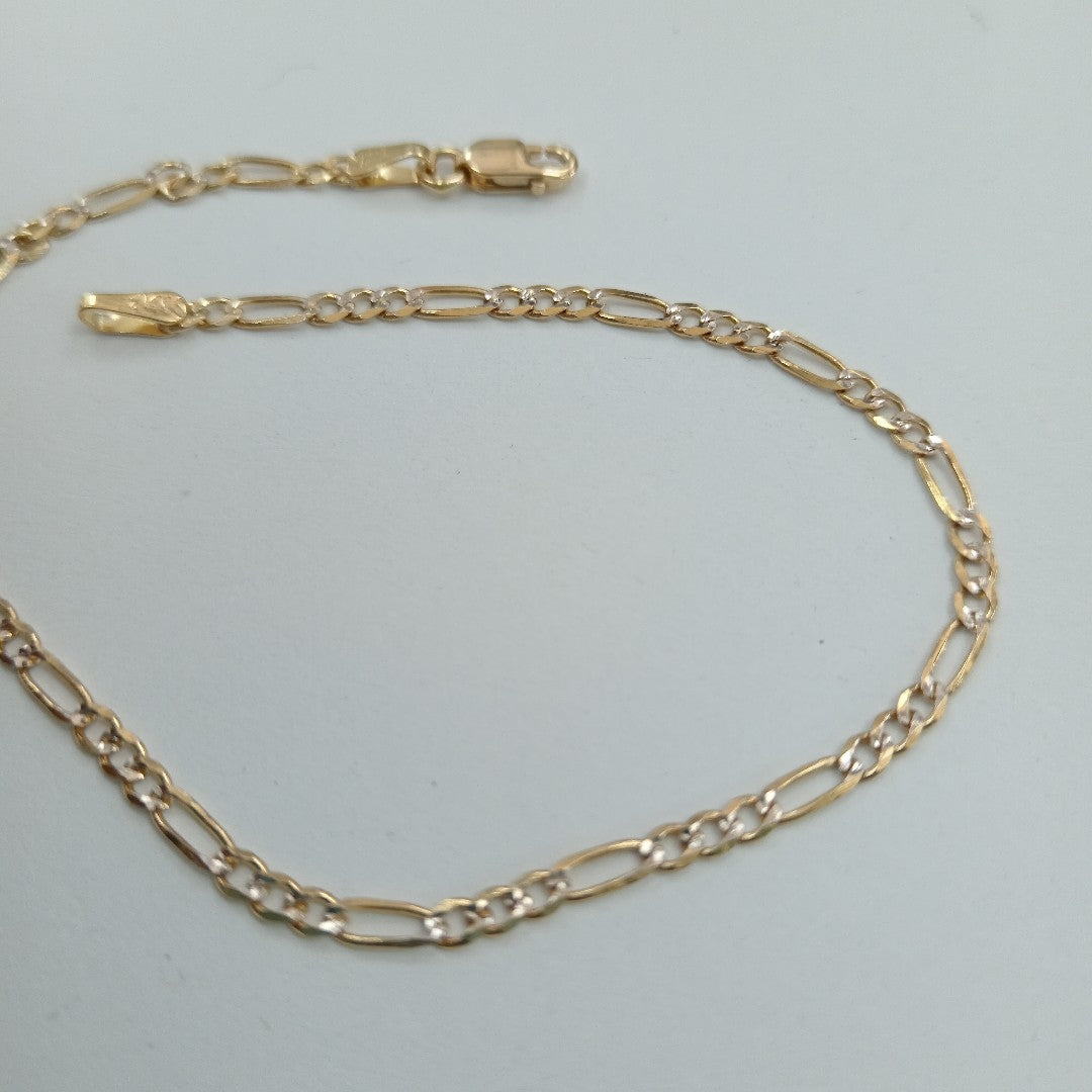 PULSERA 3 X 1 DIAMANTADA 2.1GR 18 CM (NUEVO)