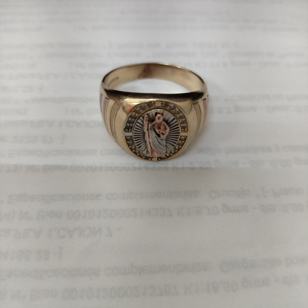 ANILLO. ORO. 10 K 8 GRMS (SEMINUEVO)