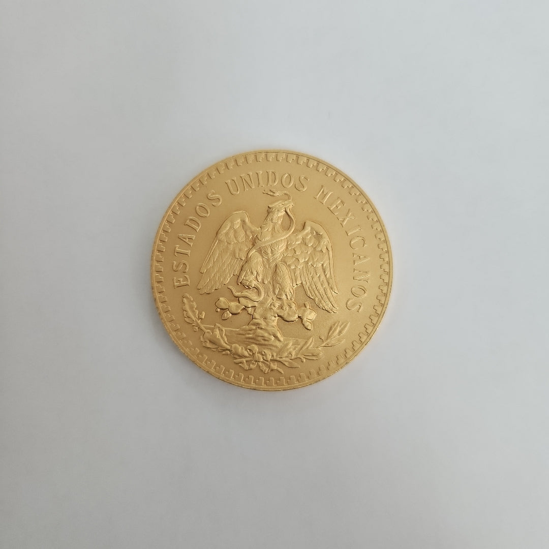 K1 41.6 GRMS 21 K IDENTIFICACIÓN MONEDA NOMINATIVA. MONEDAS PESOS 50 PESO (SEMINUEVO)