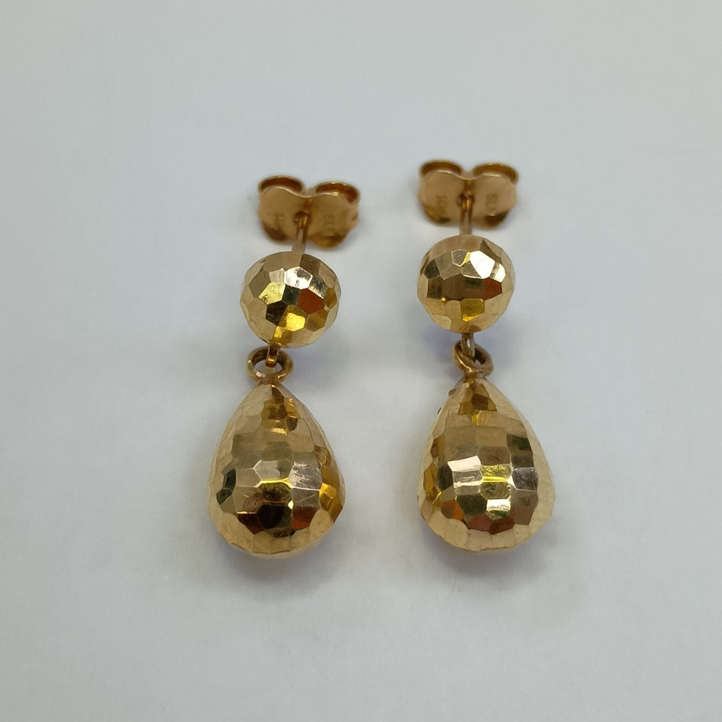 ARETES PAR. ORO. 14 K 1.6 GRMS (SEMINUEVO)