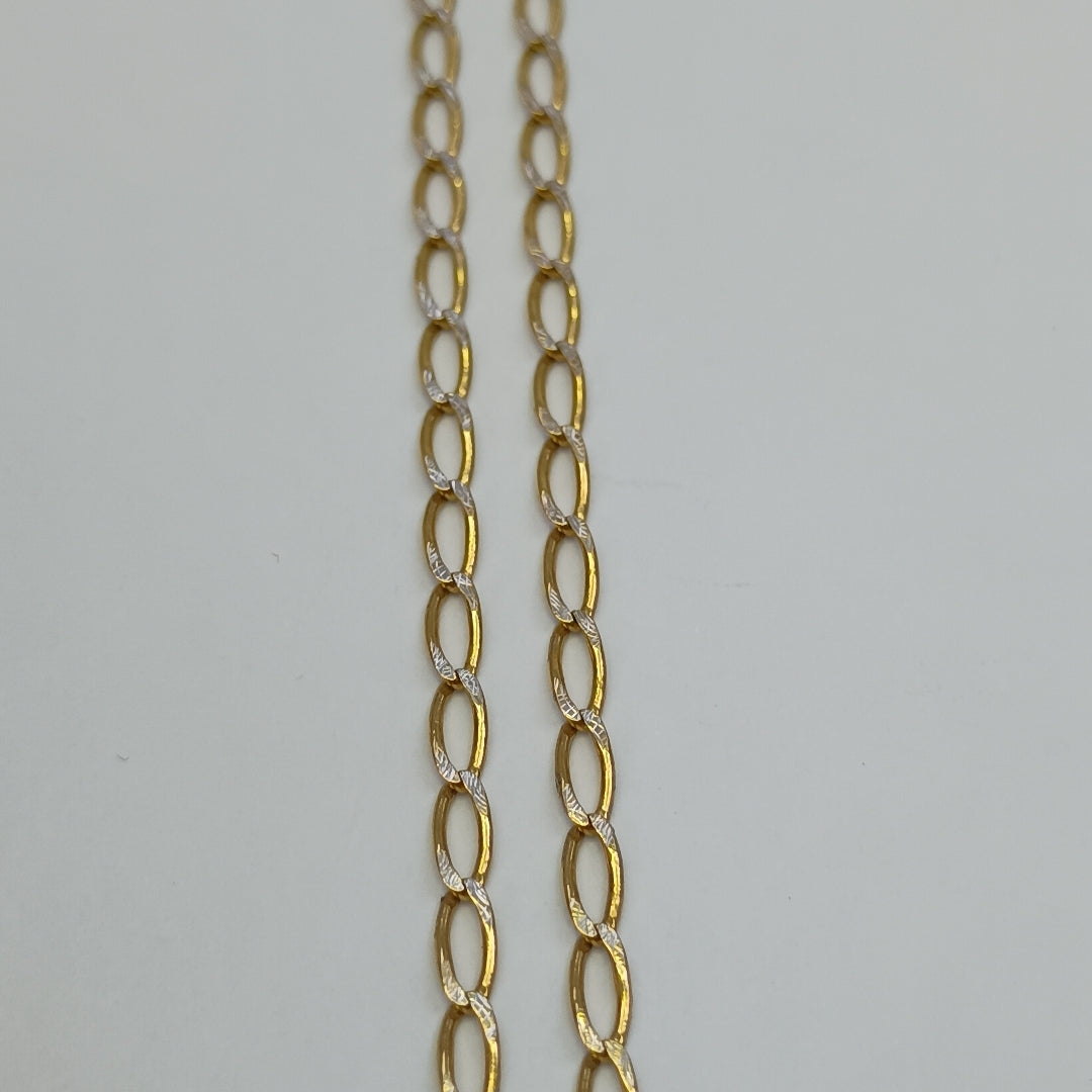 CADENA,CRUCIFIJO ORO 14 K 7,40 GRMS (SEMINUEVO)