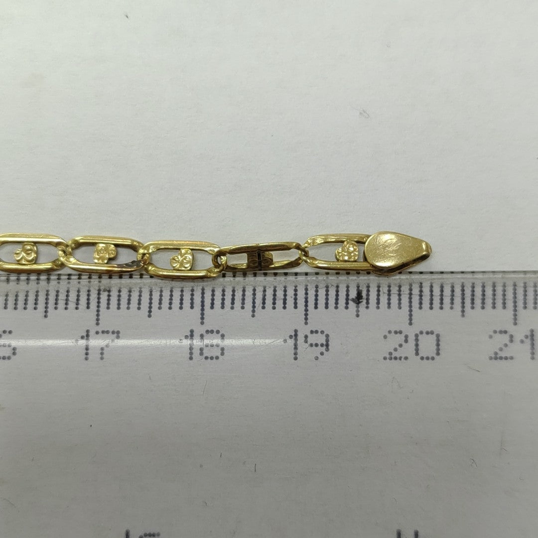 PULSERA. ORO. 14 K 4.6 GRMS (SEMINUEVO)