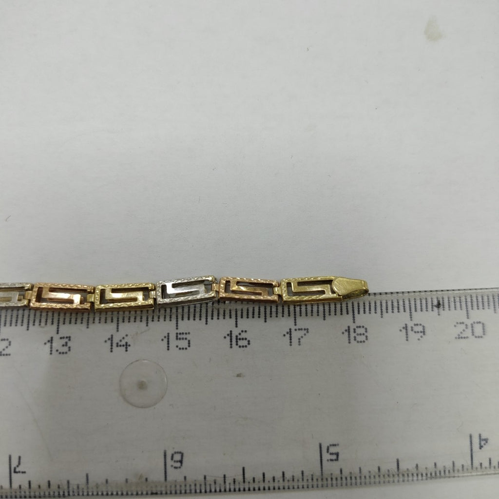 PULSERA. ORO. 14 K 3.9 GRMS (SEMINUEVO)