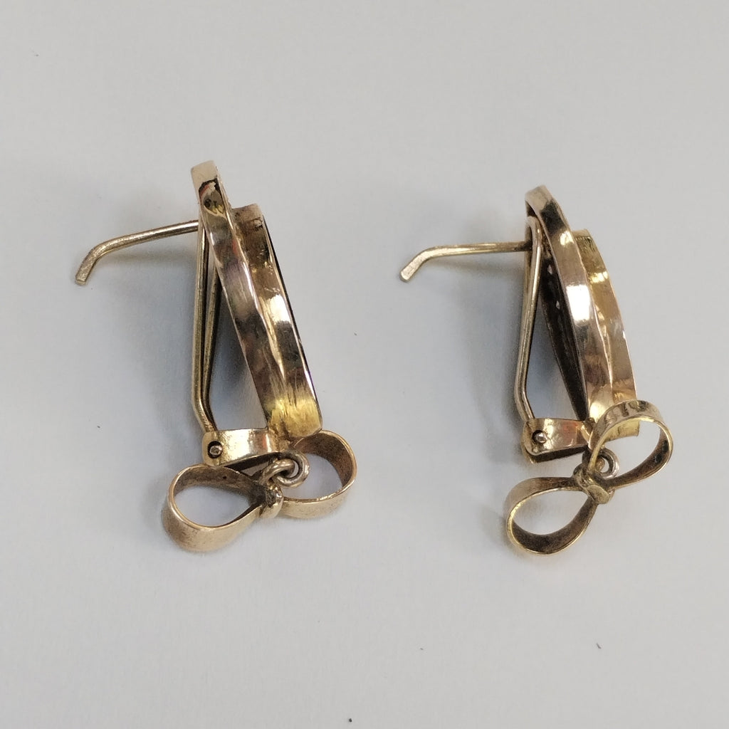 ARETES PAR. ORO. 10 K 10.4 GRMS (SEMINUEVO)