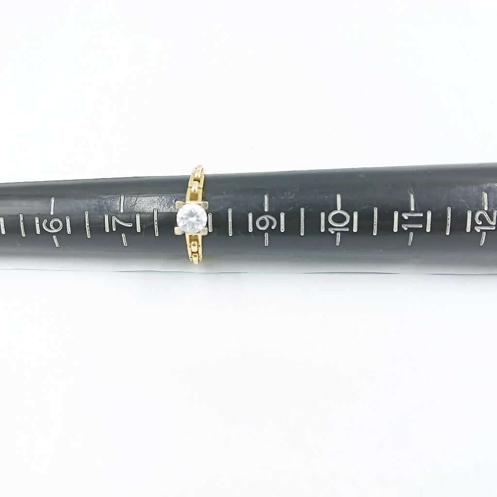 SOLITARIO. ORO. 14 K 3 GRMS (SEMINUEVO)