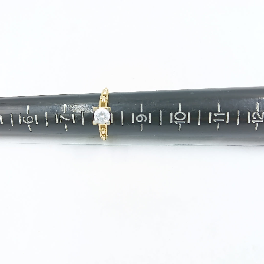 SOLITARIO. ORO. 14 K 3 GRMS (SEMINUEVO)