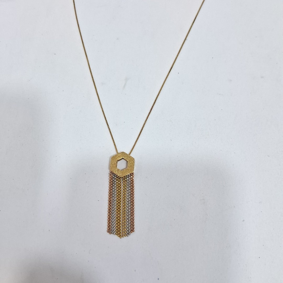 GARGANTILLA. ORO. 14 K 4.8 GRMS (SEMINUEVO)