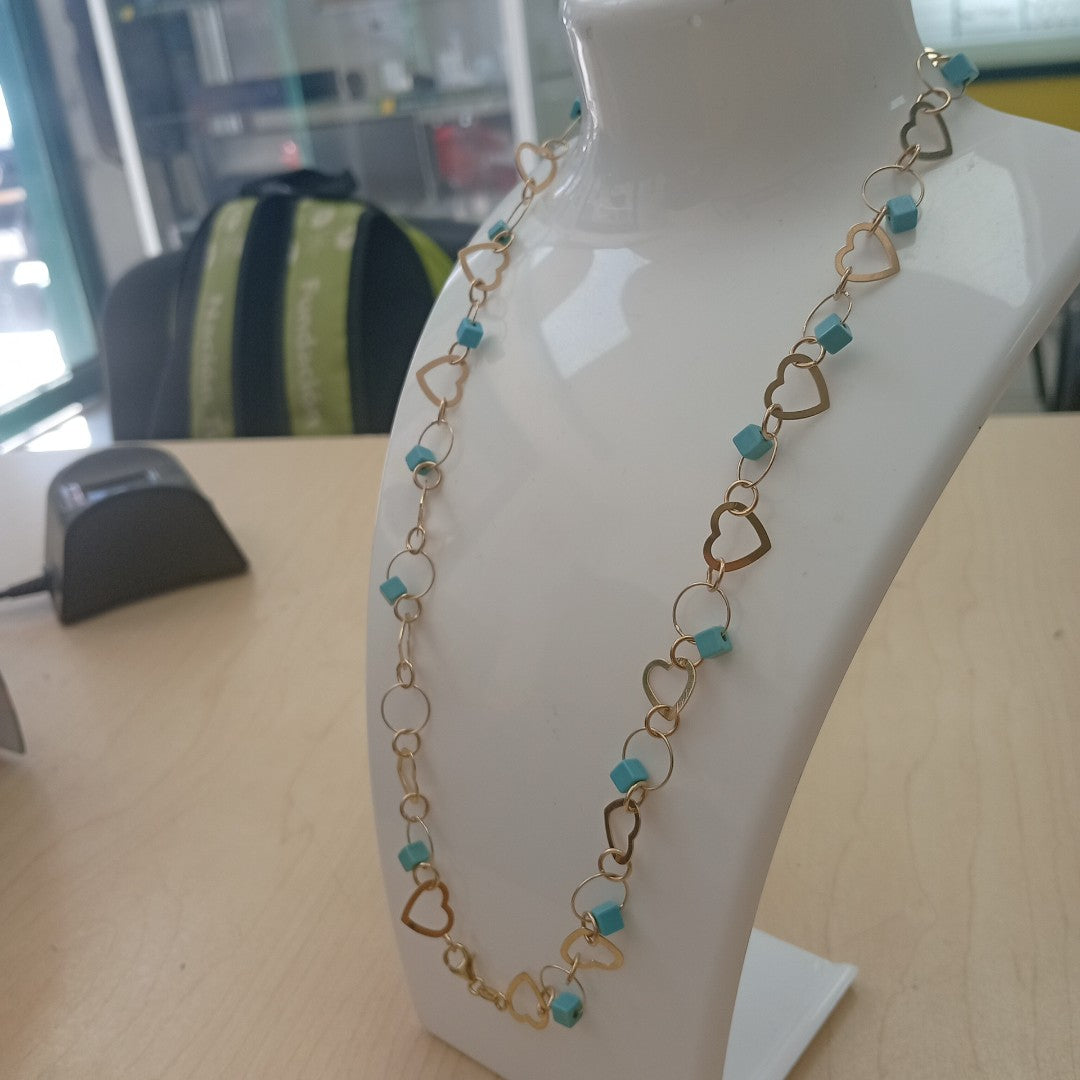 K1 10,70 GRMS 14 K ESPECIFICACIONES COMPLEMENTARIAS GARGANTILLA HECHURA ESPECIA (SEMINUEVO)