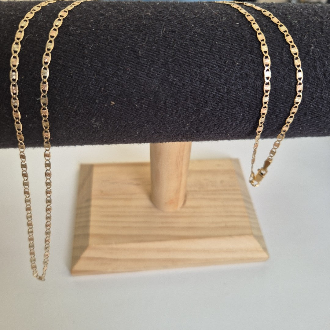 CADENA TEJIDO MARINERO 3.61GR 55 CM (NUEVO)