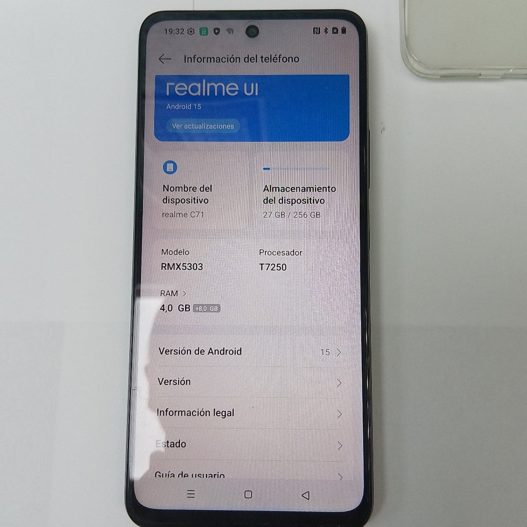 CELULAR REALME C71 RMX5303 (2025) 256 GB 8 GB RAM (SEMINUEVO)