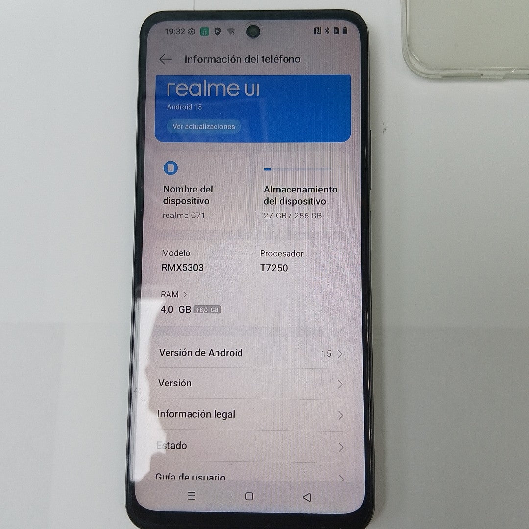 CELULAR REALME C71 RMX5303 (2025) 256 GB 8 GB RAM (SEMINUEVO)