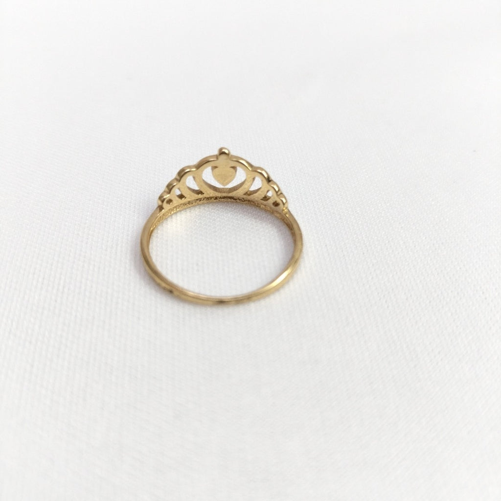 10185AND00070B3253 FRD14 ANILLO DE CORONA LISA ORO 14K 1.8GRS (NUEVO)