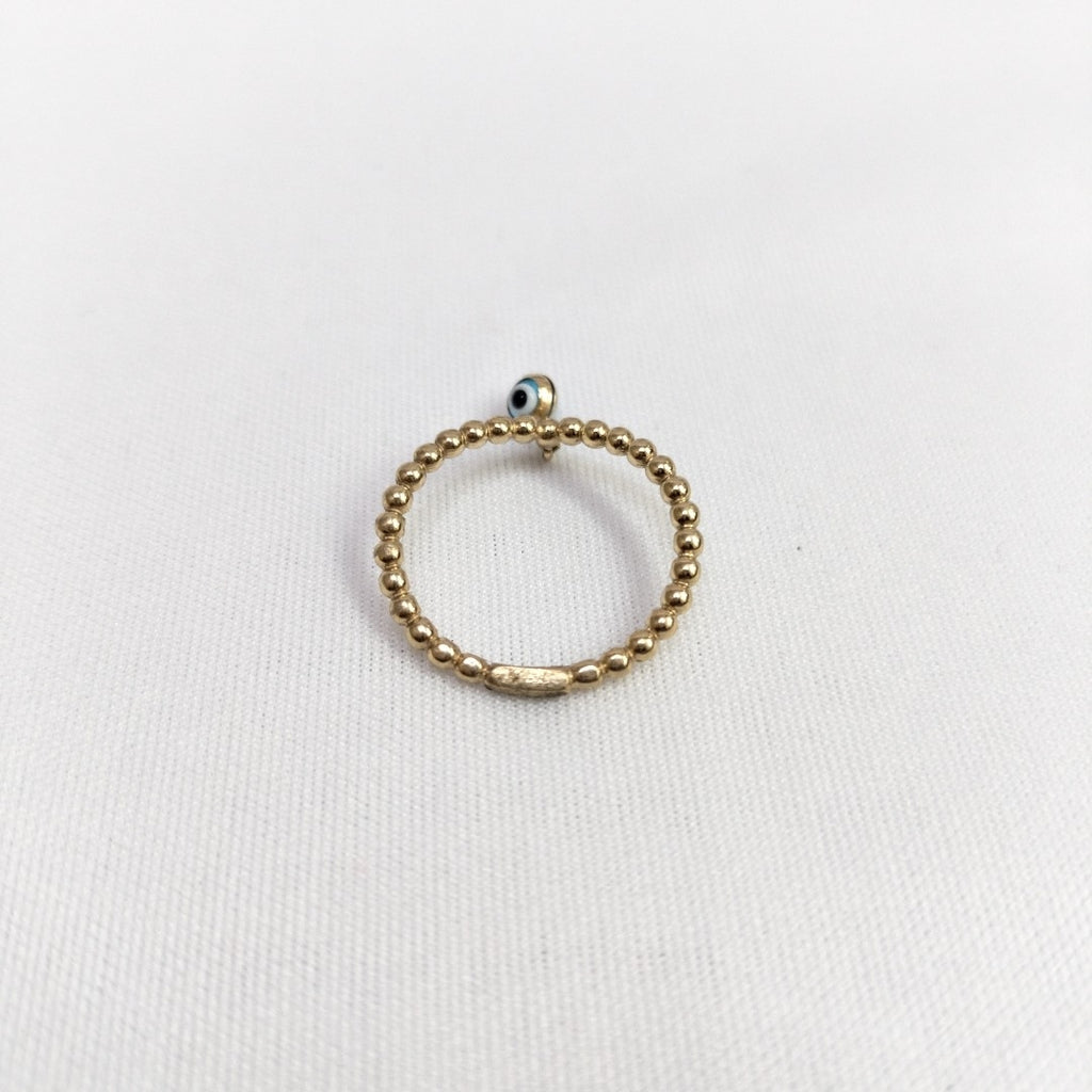 10024AND00055A1642 FRD6 ANILLO CON OJO COLGANDO ORO 10K 1.5GRS (NUEVO)