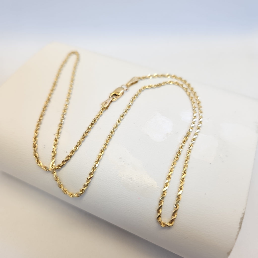 CADENA. ORO. 14 K 3.4 GRMS (SEMINUEVO)