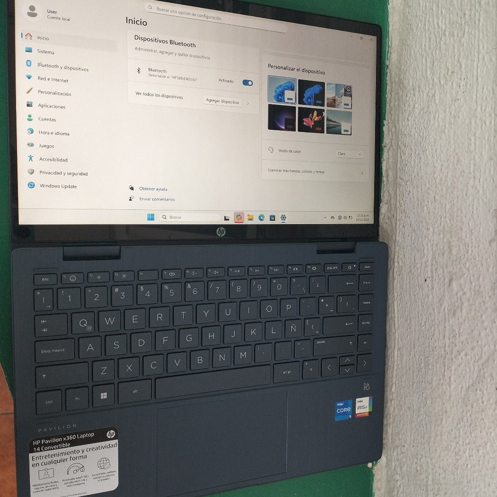 LAPTOP HP PAVILION X360 14-EK0008LA (2024) 512 GB SSD 8 GB RAM (SEMINUEVO)