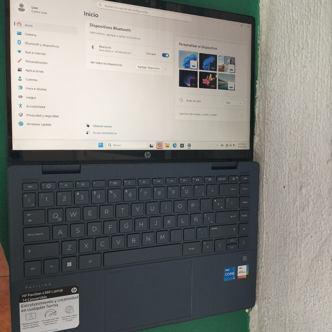 LAPTOP HP PAVILION X360 14-EK0008LA (2024) 512 GB SSD 8 GB RAM (SEMINUEVO)
