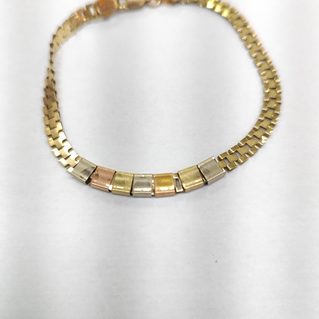 PULSERA. ORO. 14 K 3.8 GRMS (SEMINUEVO)