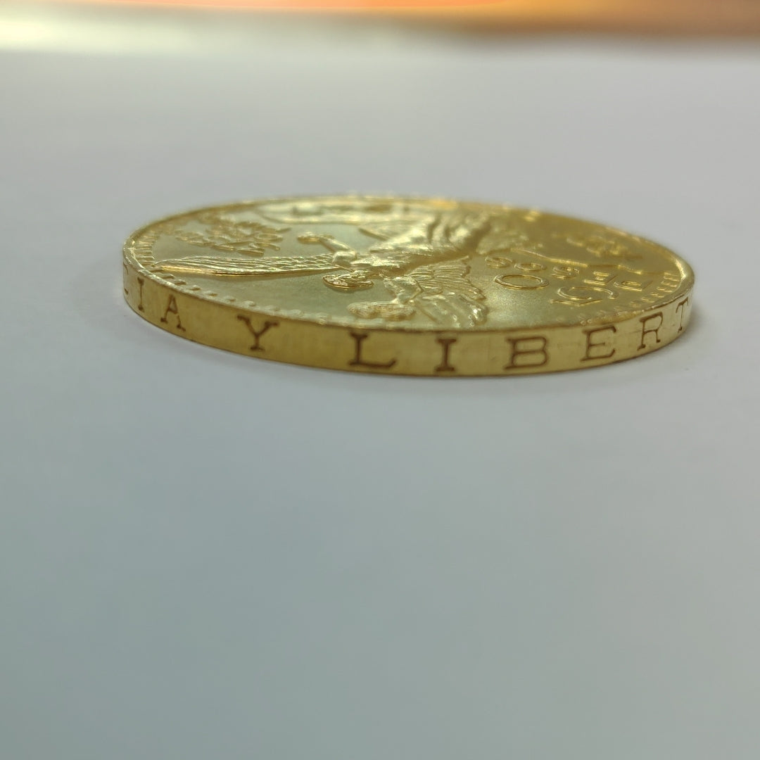 K1 41,60 GRMS 21 K IDENTIFICACIÓN MONEDA NOMINATIVA MONEDAS PESOS 50 PESOS (SEMINUEVO)