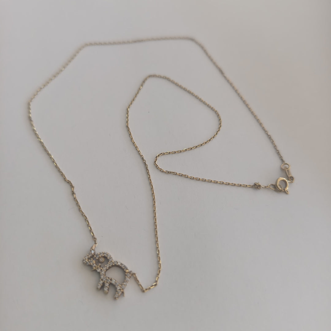 GARGANTILLA. ORO. 10 K 2.1 GRMS (SEMINUEVO)