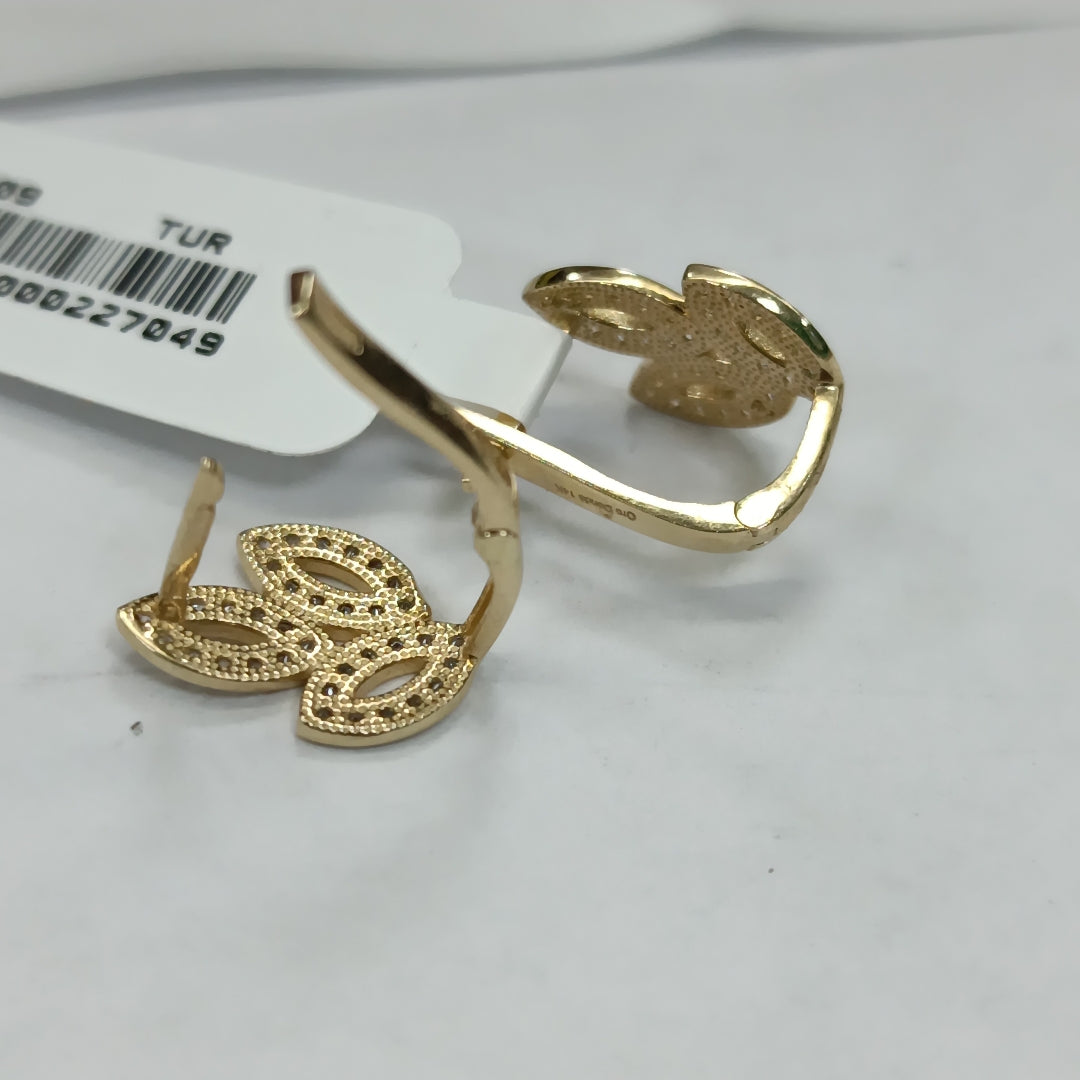 BROQUELES ORO 14K 2.5 (NUEVO)