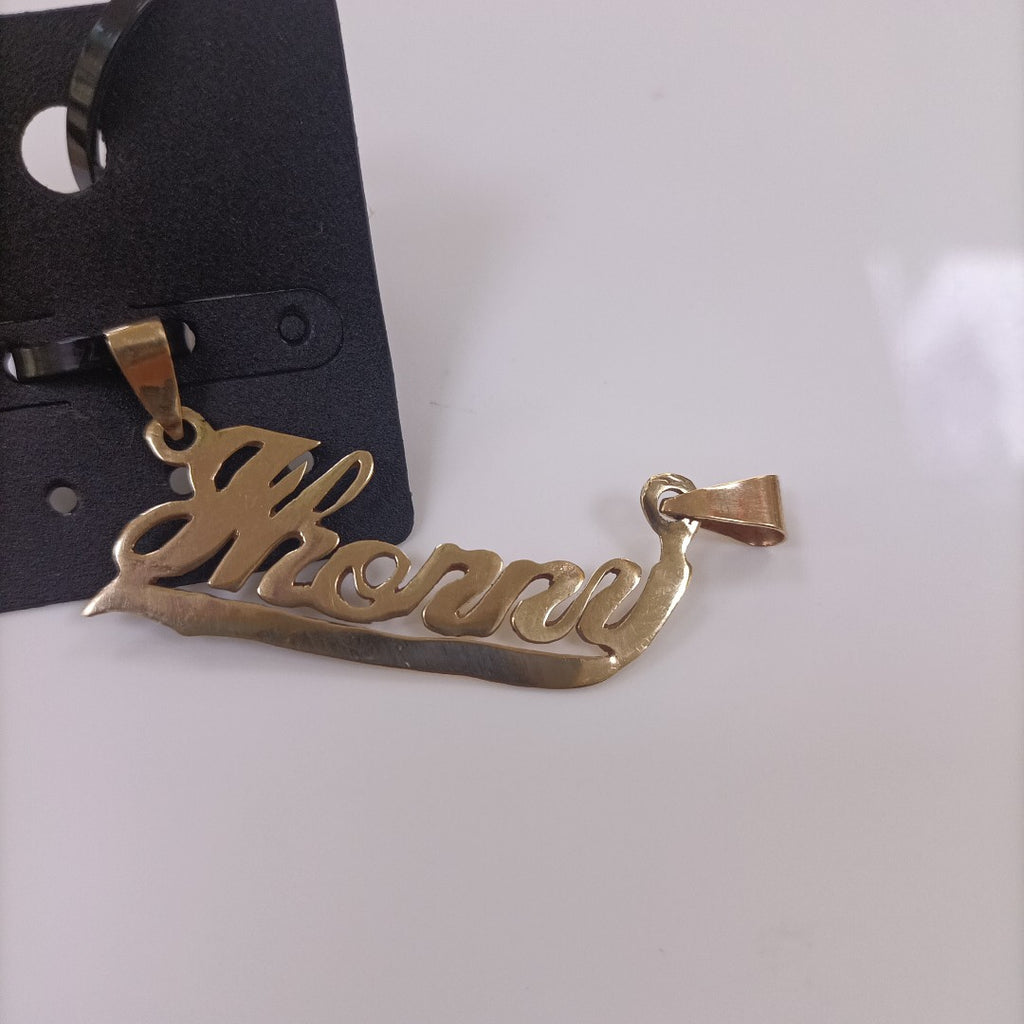 K1 2,50 GRMS 10 K ESPECIFICACIONES COMPLEMENTARIAS DIJE NOMBRE JHONNY (SEMINUEVO)