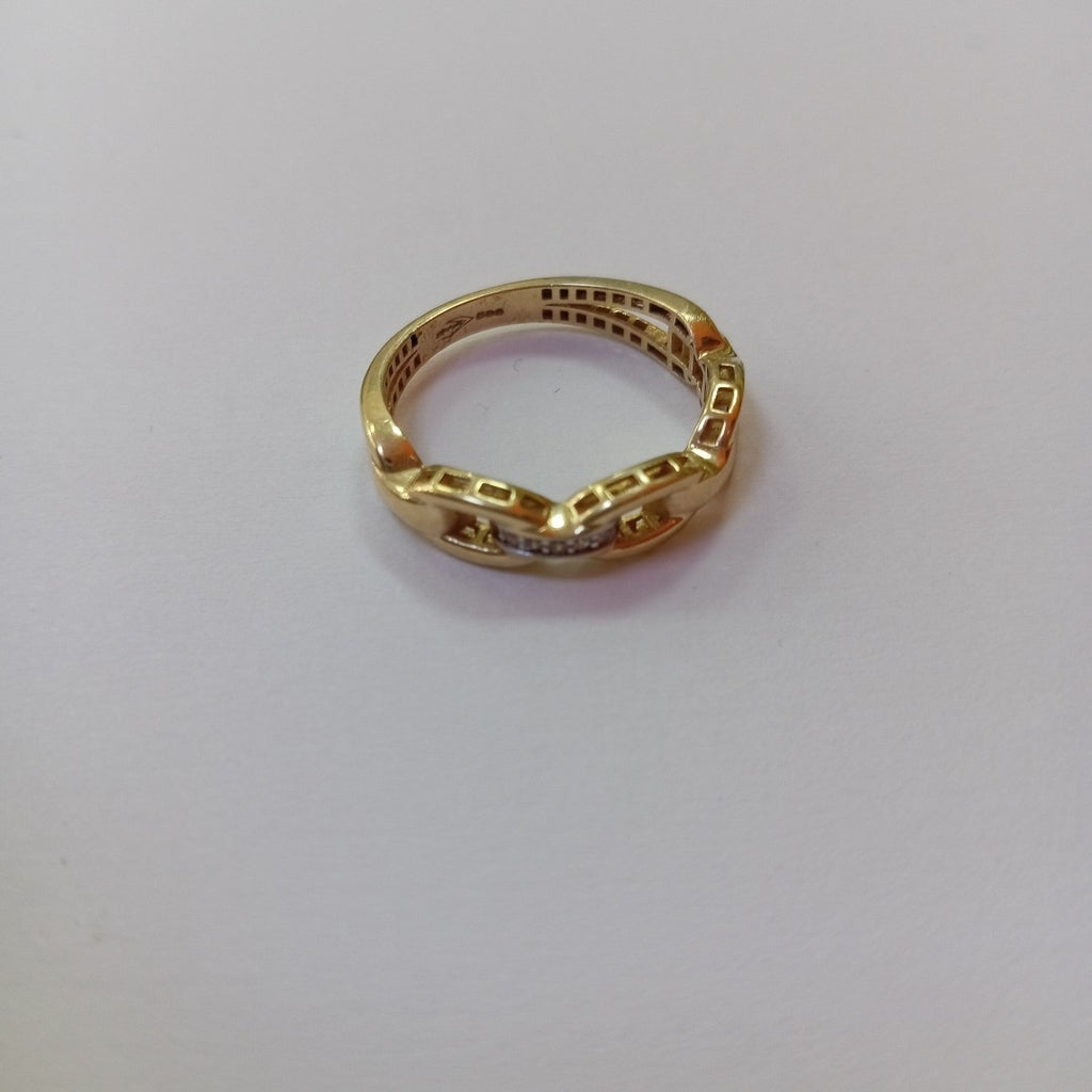 10950ANI99680B038 FRD15 ANILLOS DAMA ORO 14K 2.3GRS (NUEVO)