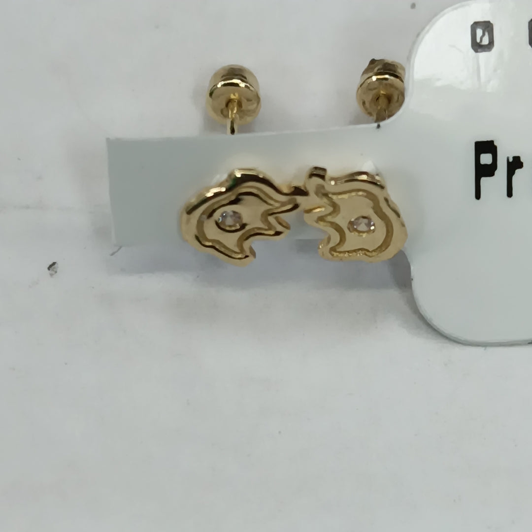 BROQUELES ORO 10K 1 (NUEVO)