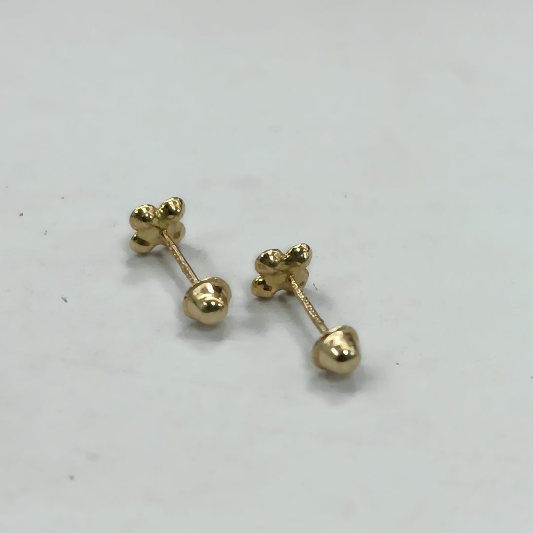 BROQUELES ORO 14K 1 (NUEVO)