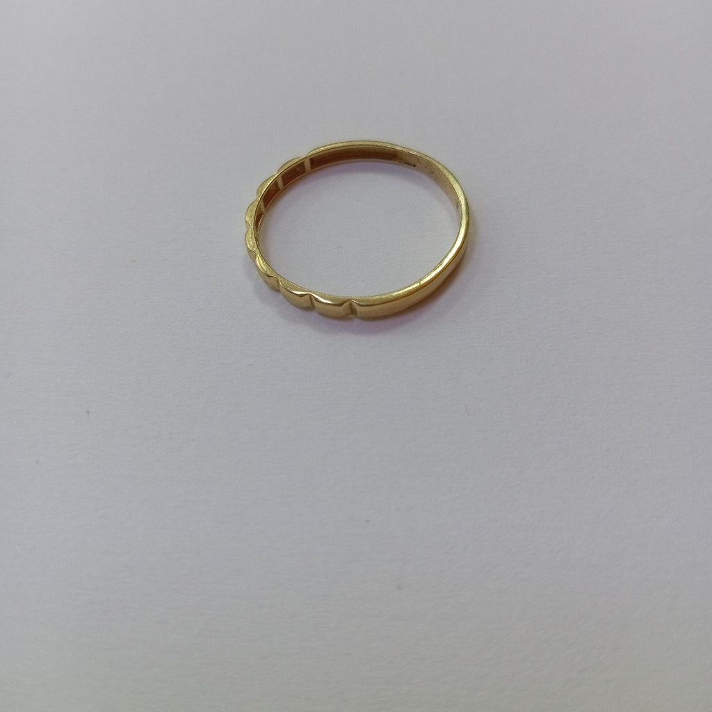 10468AND00075B1508 FRD6 ANILLO ORO AMARILLO CON RECTANGULOS ENMEDIOS ORO 14K 1GRS (NUEVO)