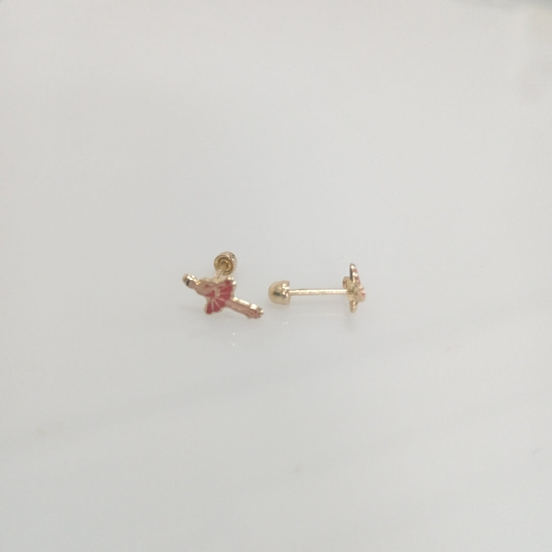 BROQUELES ORO 10K 1 (NUEVO)