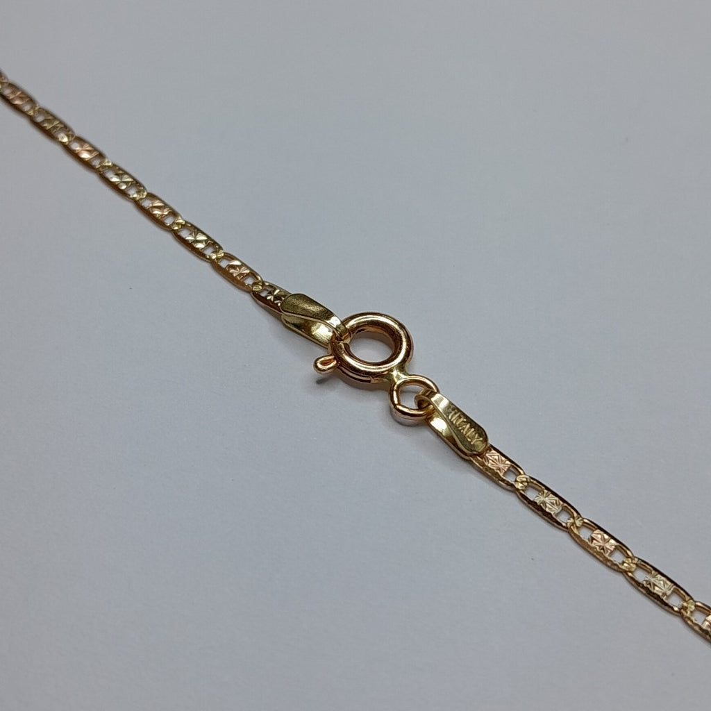 CADENAS VALENTINA/ESPEJO ORO 14K 2.7 (NUEVO)