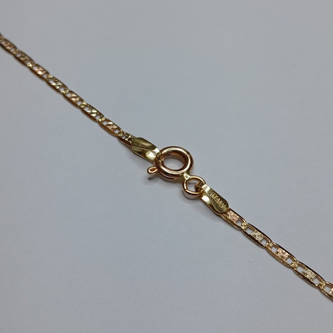 CADENAS VALENTINA/ESPEJO ORO 14K 2.7 (NUEVO)