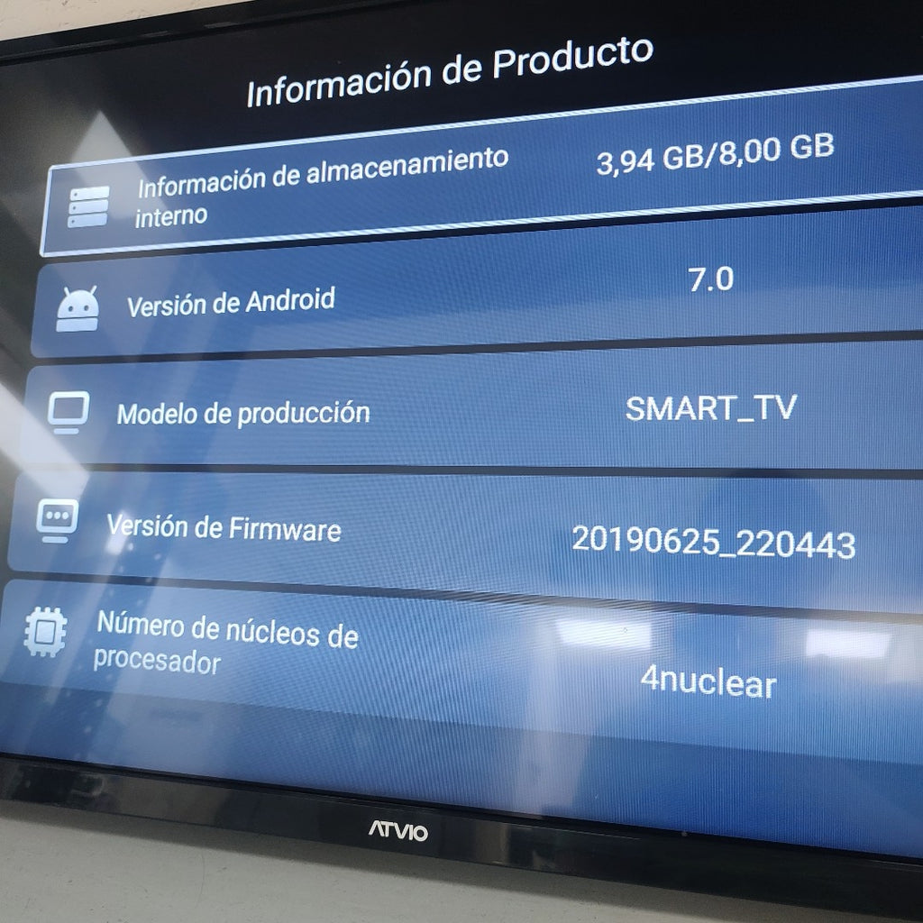 PANTALLA ATVIO ATV-32SM (2020) 32" LED HD (SEMINUEVO)