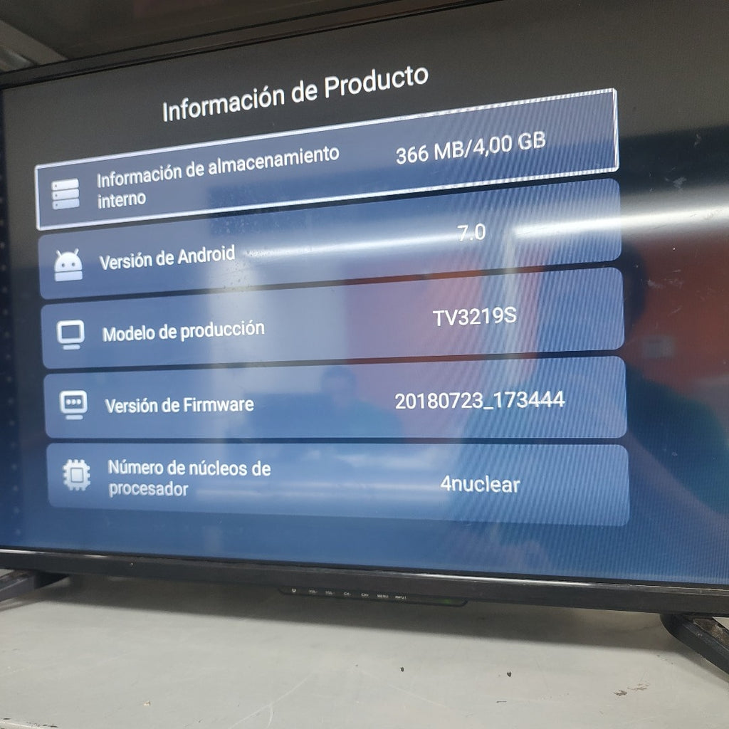 PANTALLA VIOS TV3219S (2019) 32" LED HD (SEMINUEVO)