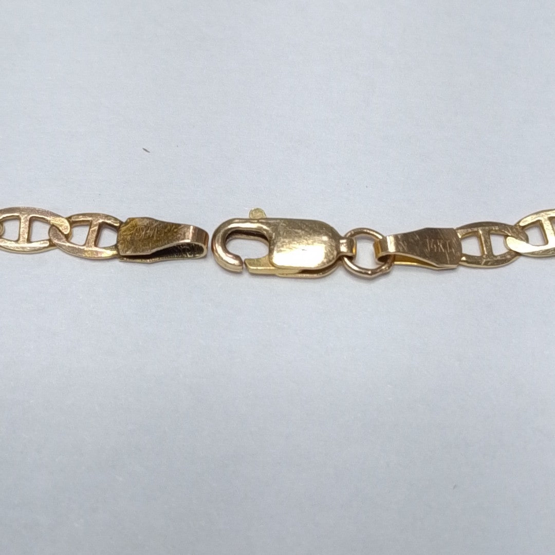 K1 3,50 GRMS 14 K ESPECIFICACIONES COMPLEMENTARIAS PULSERA TJ GUCCI GATADA MALTR (SEMINUEVO)