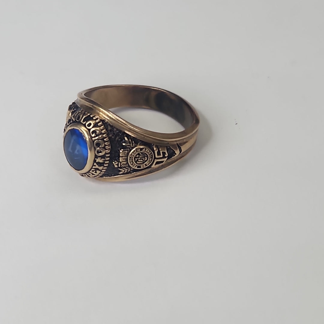 ANILLO DE GRADUACIÓN ORO 8 K 9,00 GRMS (SEMINUEVO)