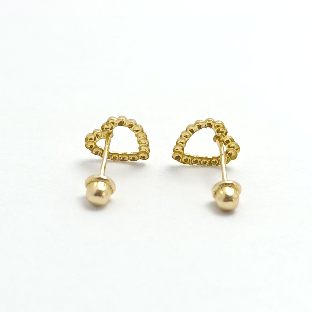 BROQUELES ORO 10K 1 (NUEVO)