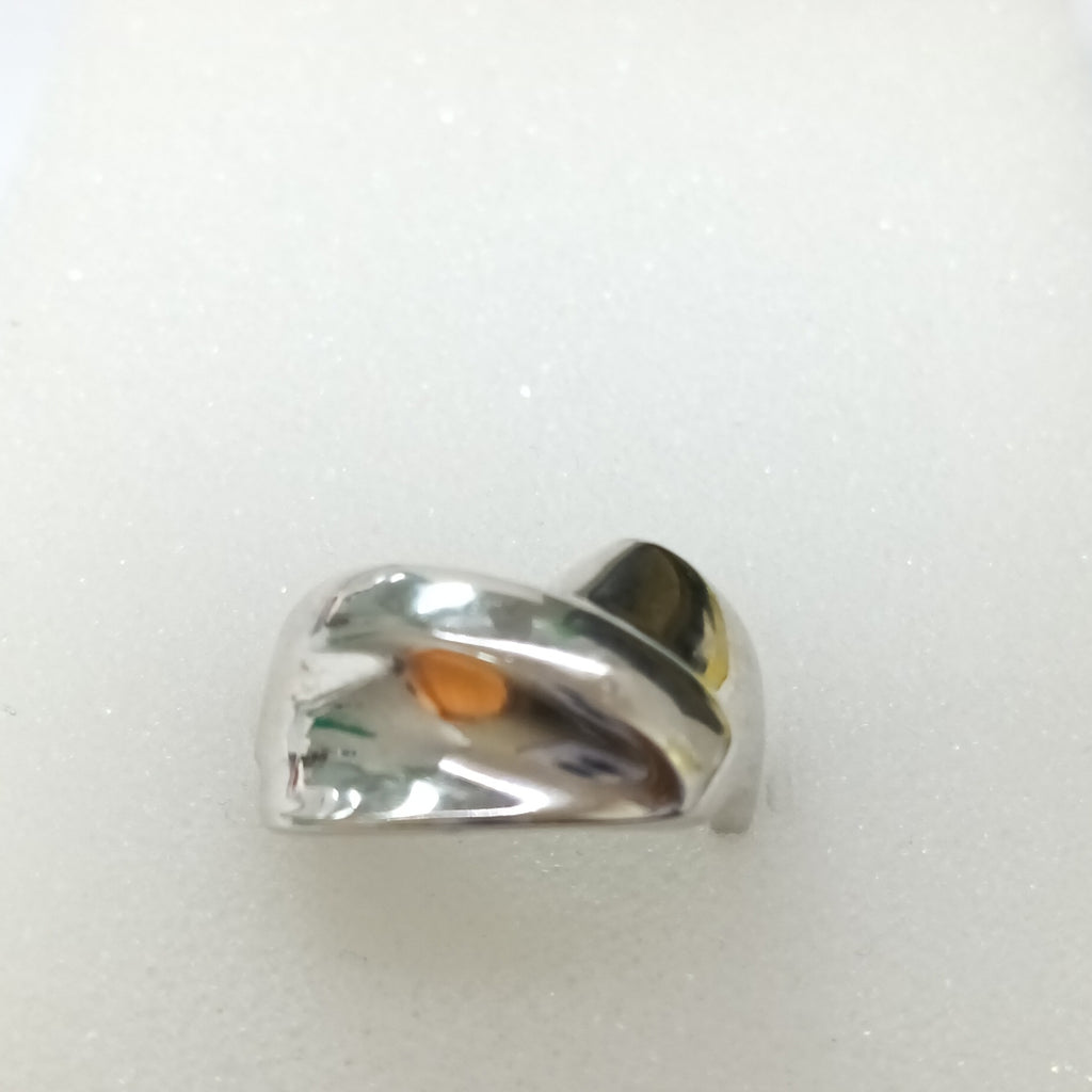 10212AND00055B1184 FRD5 ANILLO CRUZADO ANCHO O/B ORO 14K 5.3GRS (NUEVO)